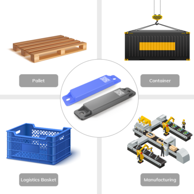 Asset GPS Tracker 5 Years IoT Pallet Trailer Container Logistic RFID BLE Tag Stickers Bluetooth Location - Image 3