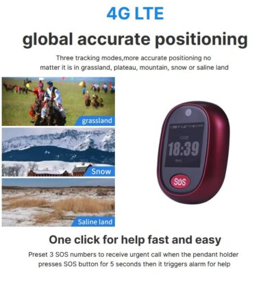 4G GPS Tracking V45 Anytracking Pendant with SOS Button and Fall Detection for Senior Kids Care - Image 12