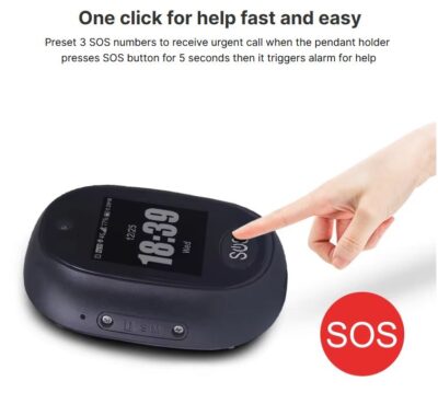 4G GPS Tracking V45 Anytracking Pendant with SOS Button and Fall Detection for Senior Kids Care - Image 11