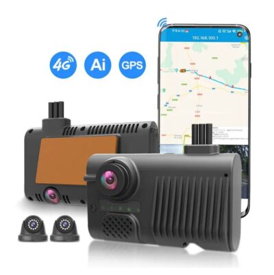 4G Ai Fleet Smart Dashcam for Car Truck ADAS System 4G GPS DMS CMSv6 DVR Dual Lens Ultravision