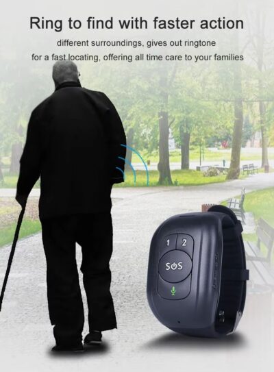 ReachFar RF-V48 4G LTE TDD FDD GPS Bracelet tracker with Fitness and Health Management Temperature Sensor for Seniors - Image 4