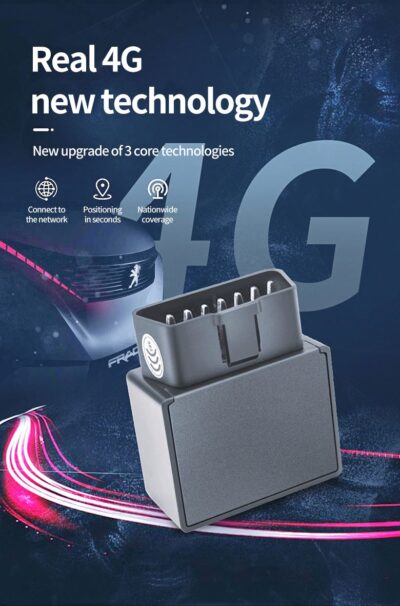 4G OBD2 GPS Tracker for Fleets – Real-Time Tracking, Waterproof, Voice Monitor & Live Audio - Image 2